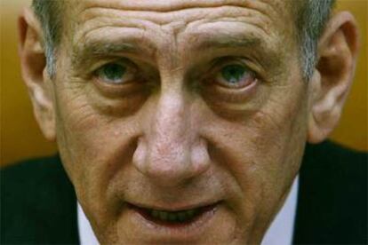 El Primer Ministro israelí, Ehud Olmert.