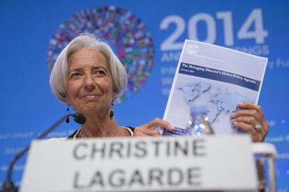 Christine Lagarde, directora gerente del FMI