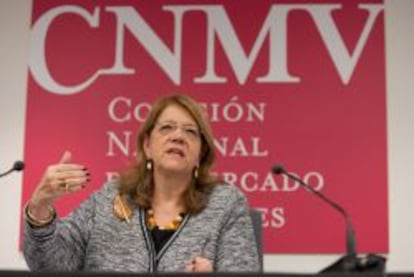 Elvira Rodríguez, presidenta de la CNMV.