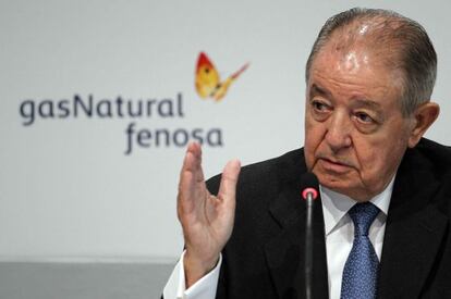 El presidente de Gas Natural Fenosa, Salvador Gabarró.