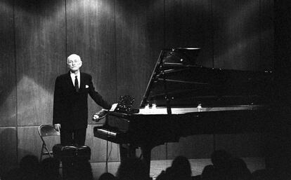 El pianista Sviatoslav Richter. 