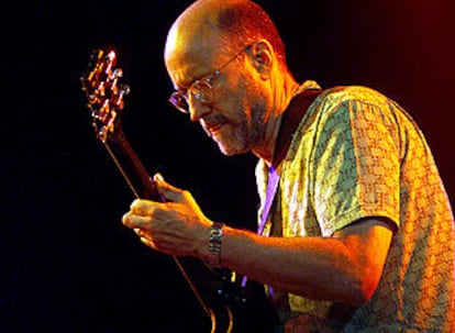 John Scofield, durante su actuación en Vitoria.