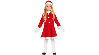 Traje de Papá Noel para niñas