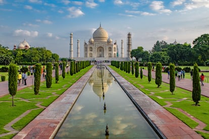 El Taj Mahal se construyó por amor.