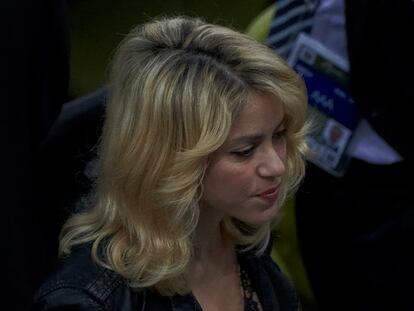 Shakira y Sara Carbonero, únicas novias fans en Polonia