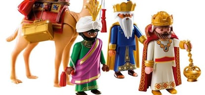 &#039;Clicks&#039; de los Reyes Magos de Playmobil.