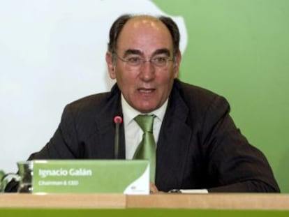 El presidente de Iberdrola, Ignacio Sánchez Galán.