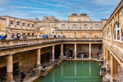 Las termas romanas de Bath.