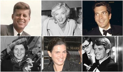 John Fitzgerald Kennedy, Marilyn Monroe, John John Kennedy, Rose Marie Kennedy, Mary Richardson y Robert Kennedy son algunos de los Kennedy (o relacionados con la saga familiar) a los que persiguió la tragedia.