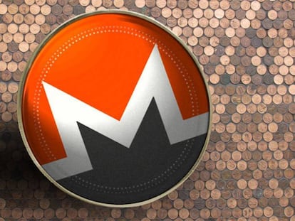 Una representación de la privacy coin Monero