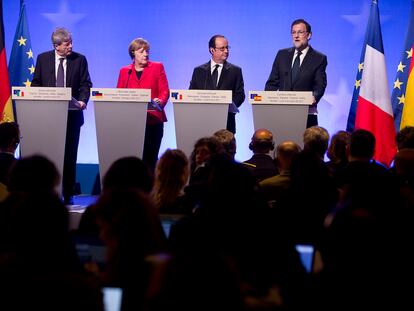 Rajoy dice no a la Europa de Merkel