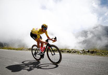 El esloveno Tadej Pogacar durante la etapa 18 del Tour de Francia del pasado 15 de julio.