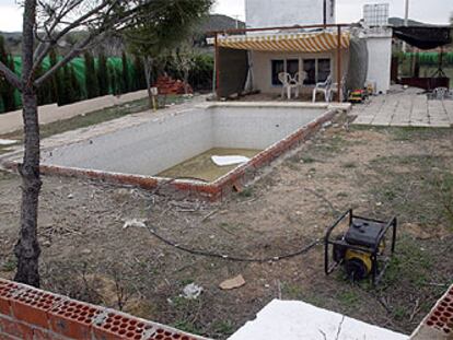 La casa de Morata de Tajuña (Madrid) donde se montaron las bombas utilizadas el 11-M.