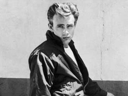 James Dean, en una imagen de <i>Rebelde sin causa</i>