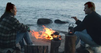 Light Speaker en la playa.