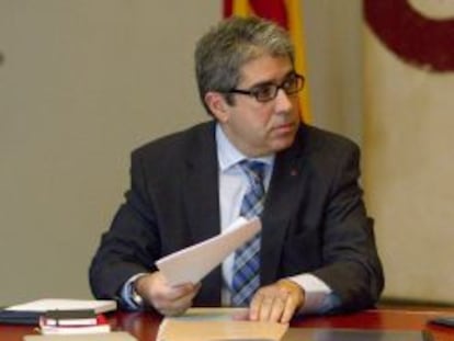 El consejero de Presidencia de la Generalitat, Francesc Homs.