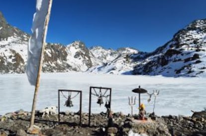 Lagos sagrados de Gosainkund, en la región de Langtang (Nepal).