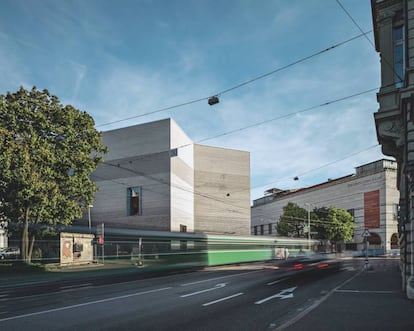 El edificio del Kunstmuseum de Basilea. 