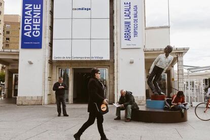 Fachada del Centro de Arte Contemporáneo de Málaga.