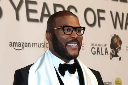 Tyler Perry, en la gala anual de Wearable Art, el 22 de octubre de 2022, en Santa Mónica (California).