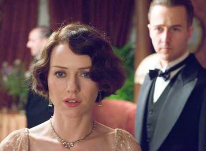 Naomi Watts (Kitty Fane) y Edward Norton (Walter Fane) en una imagen de <i>El velo pintado.</i>