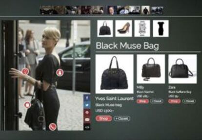 El vestuario del personaje Claire Underwood en la web LookLive.