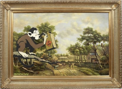 'Monkey Poison' de Banksy