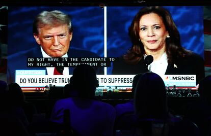 Debate entre kamala Harris y Donald Trump el martes 10 de septiembre de 2024.