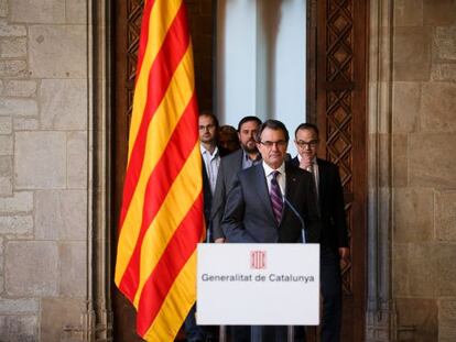 Artur Mas anunció el pasado diciembre la pregunta y el referéndum para el 9 de noviembre de 2014.