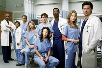 Los principales actores de la serie <i>Anatomía de Grey. </i>