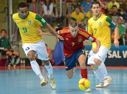 Miguelin durante el partido.