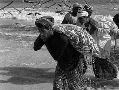 Pescadores árabes de Zufar (Omán).