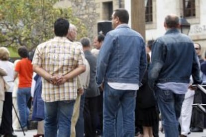 Escoltas protegen a sus protegidos en Bilbao