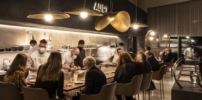 Sala del restaurante Aürt, en Barcelona.