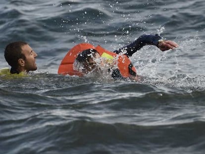 Rescate en Lesbos.