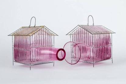 Los 'vidrios enjaulados' de Gala Farnández supusieron su salto al mundo del arte con la colección 'Out of Cage' que desarrolló en los años que vivió en México.