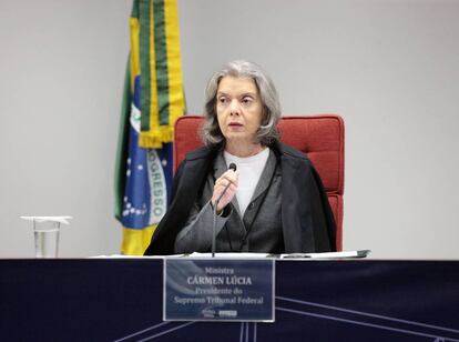 C&aacute;rmen L&uacute;cia, presidente do STF