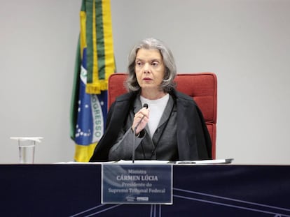 C&aacute;rmen L&uacute;cia, presidente do STF