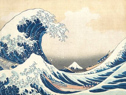 'La gran ola de Kanagawa' (1830-31) de Hokusai.