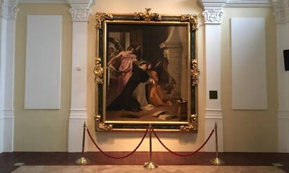 ‘La tentación de Santo Tomás de Aquino’ en el Museo Diocesano de Orihuela (Alicante).