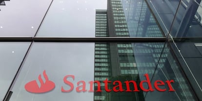 Sede de Santander en Londres (Reino Unido).