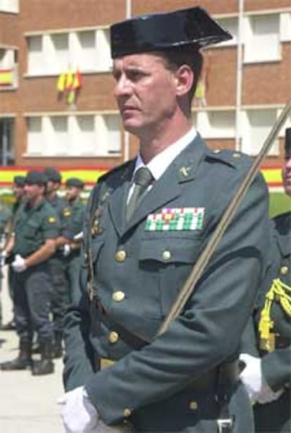 El comandante Gonzalo Pérez García, en una imagen cedida por la Guardia Civil.