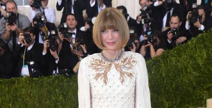 Anna Wintour, en la gala del a&ntilde;o pasado.