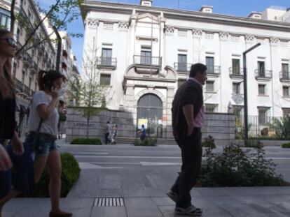 El edificio del Banco de España en Granada, sede de la Fiscalía en 2013