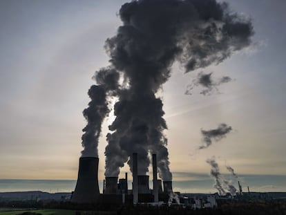 Central térmica de carbón de Niederaussem, en Bergheim (Alemania), en noviembre.