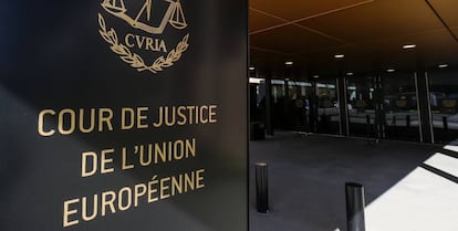 Entrada al Tribunal de Justicia de la Unión Europea en Luxemburgo.
 