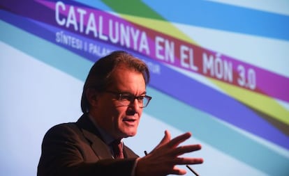 Artur Mas, en la inauguració de la jornada Catalunya en el Món 3.0.