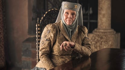 Diana Rigg, em 'Game of Thrones'.