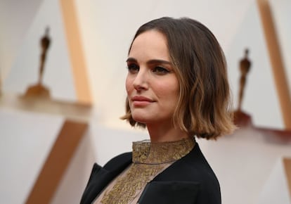 Natalie Portman a su llegada al Dolby Theatre.