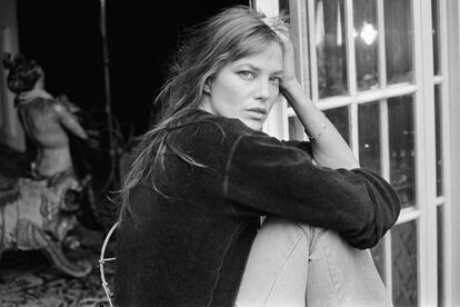 La cantante Jane Birkin, retratada en 1978.